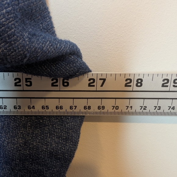 Columbia Blue Mens Sweater 1/4 Zip Pullover Mock Neck Sweatshirt Pocket XXL - Picture 10 of 10